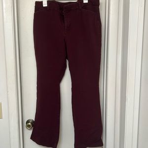 Maroon dress pants